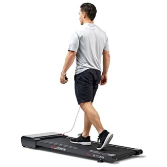 Sunny Health & Fitness Treadmill Review: Space-Saving Smart Treadpad Pacer with Bluetooth Connectivity